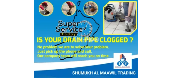Clogged drain pipes cleaning service in Mu**** - 3