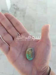 حجر فيروز نيشابوري أصل طبيعي natural nishapuri turquoise feroza - 5