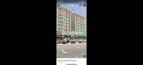 للايجار شقة ممتازة بموقع ممتاز في الخوض في شارع السد بالقرب من الافق للشقق الفندقية ومكتبة فكرة